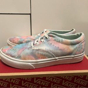 Vans Off The Wall Rainbow Pastel Color Tie Dye Sneakers